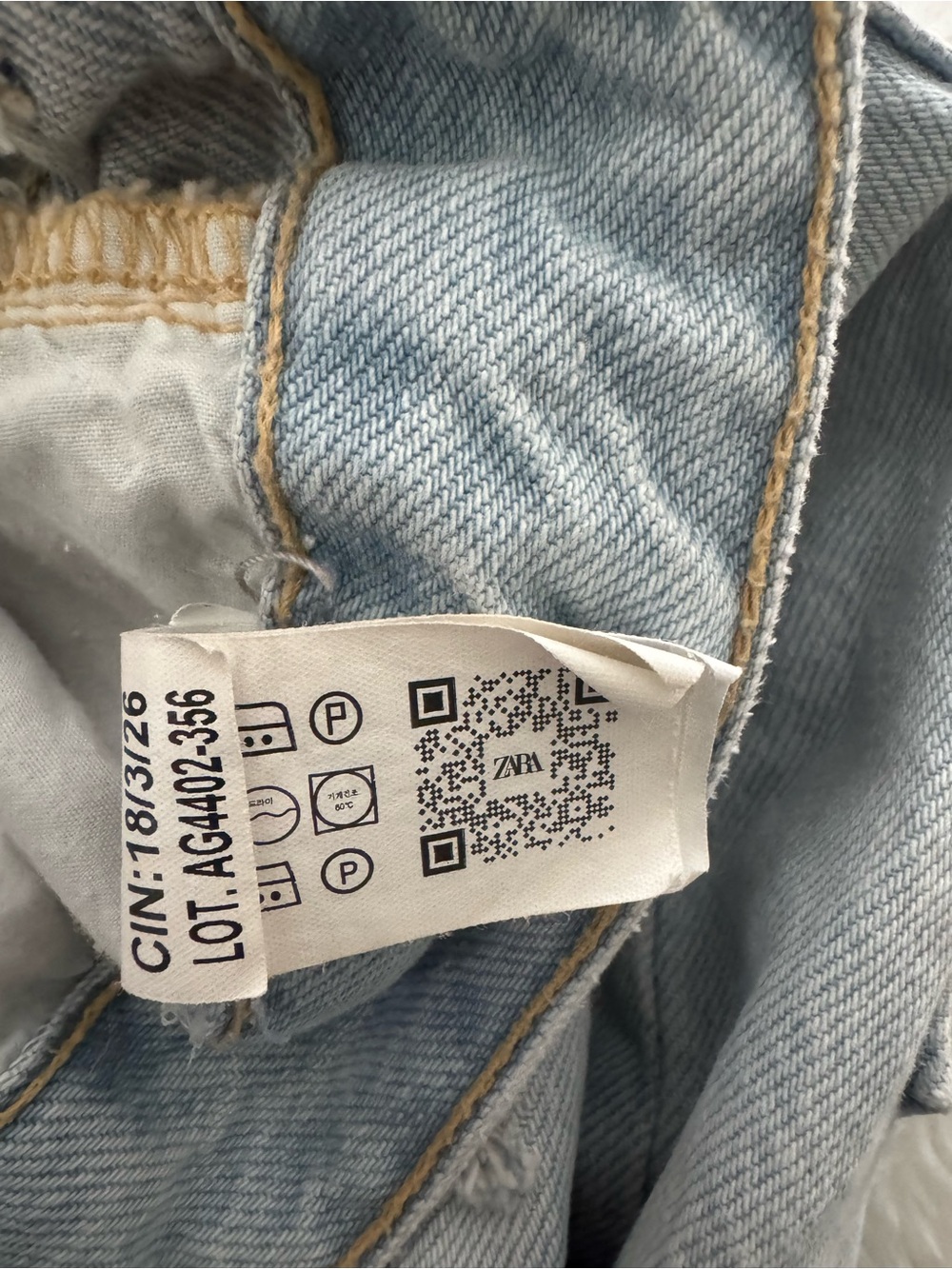 Mid Rise Crop Denim Jorts - Picture 6 of 9